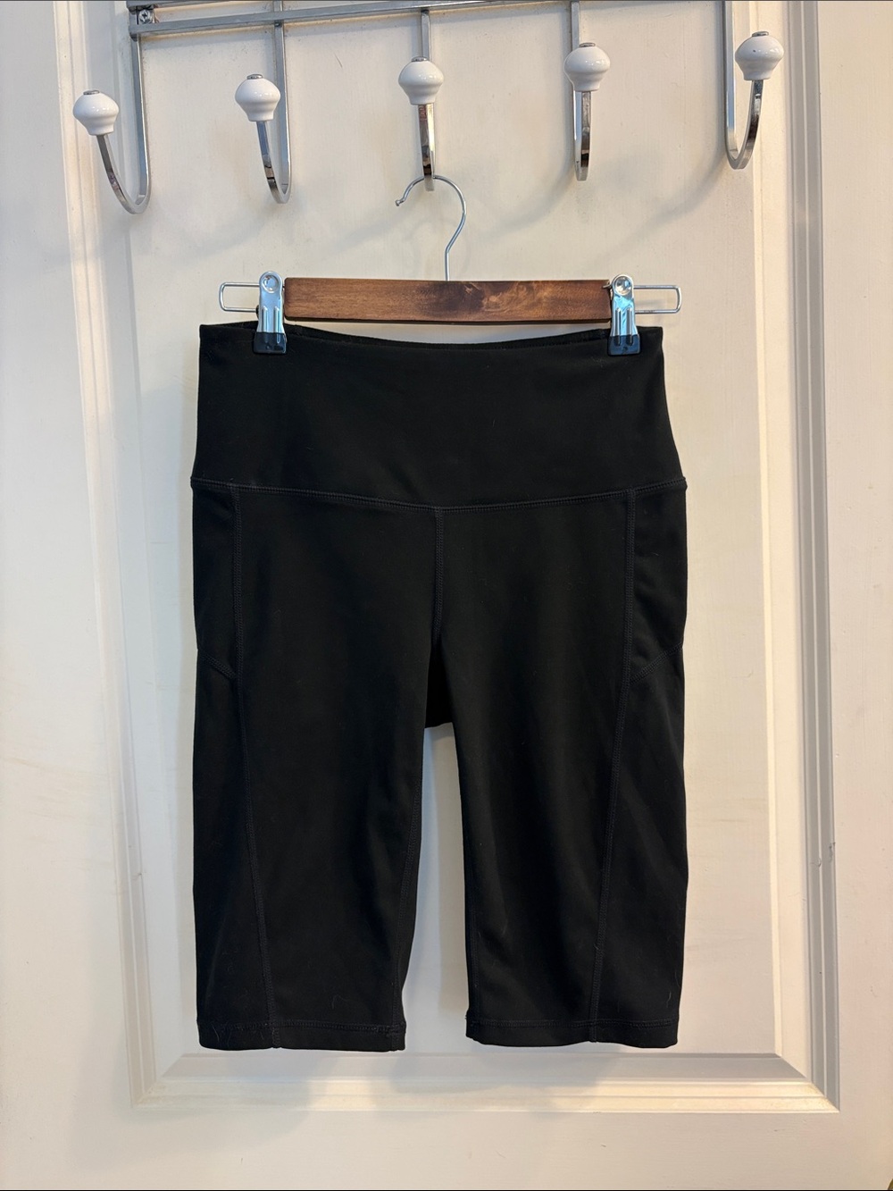 Reebok High-Waist Black Women’s Active Bike Shorts
